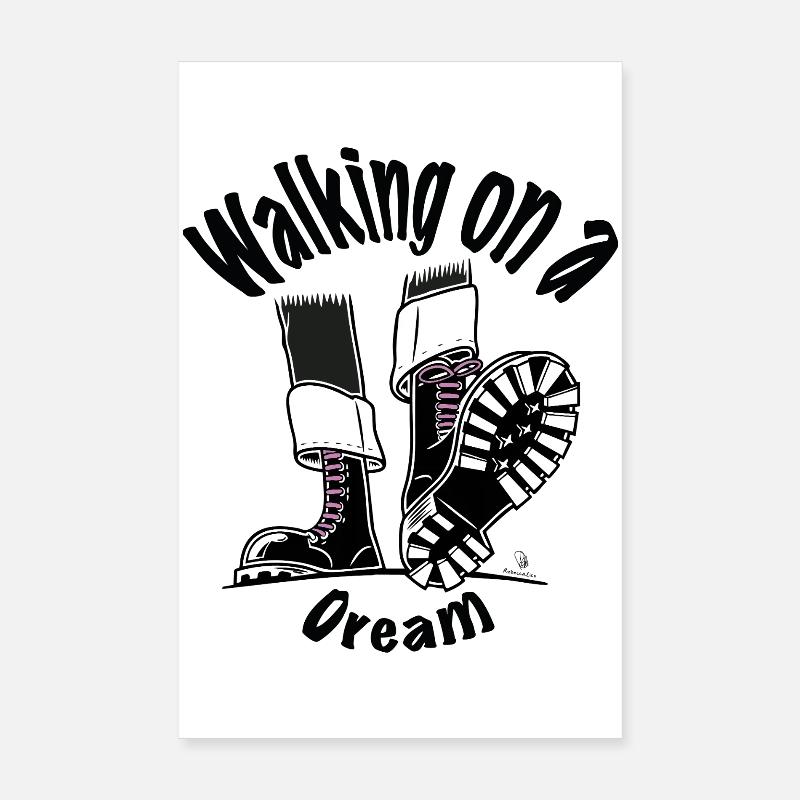 Walking on a Dream Poster 8" x 12" (20x30 cm)
