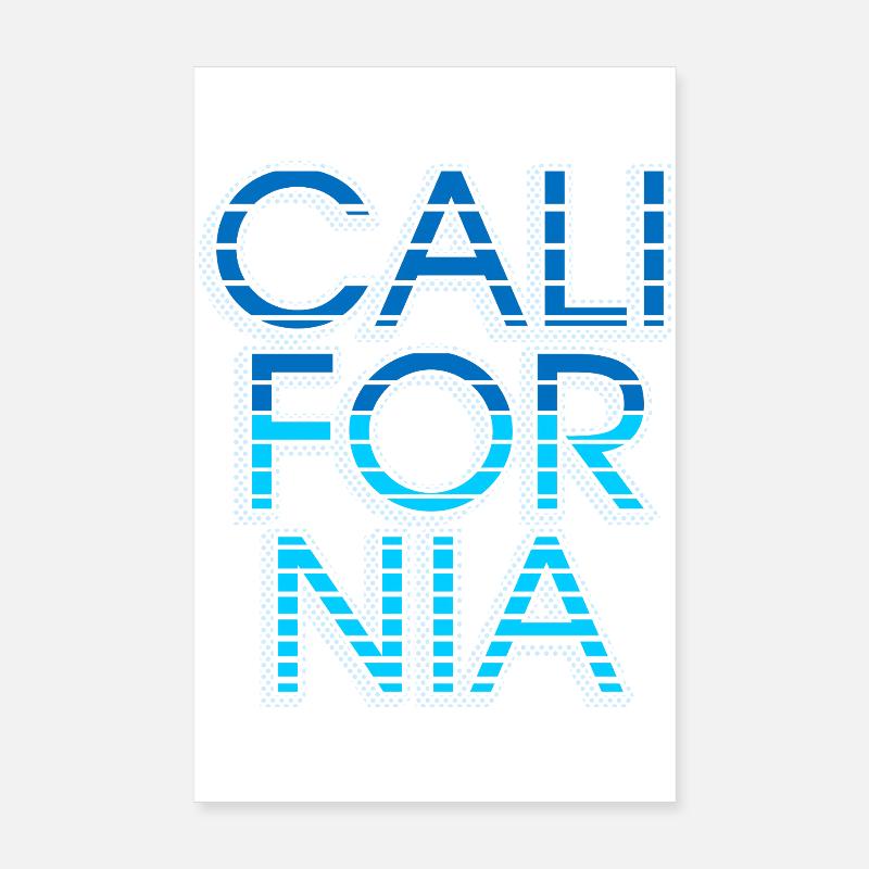 California Light Reflection Design Poster 8" x 12" (20x30 cm)