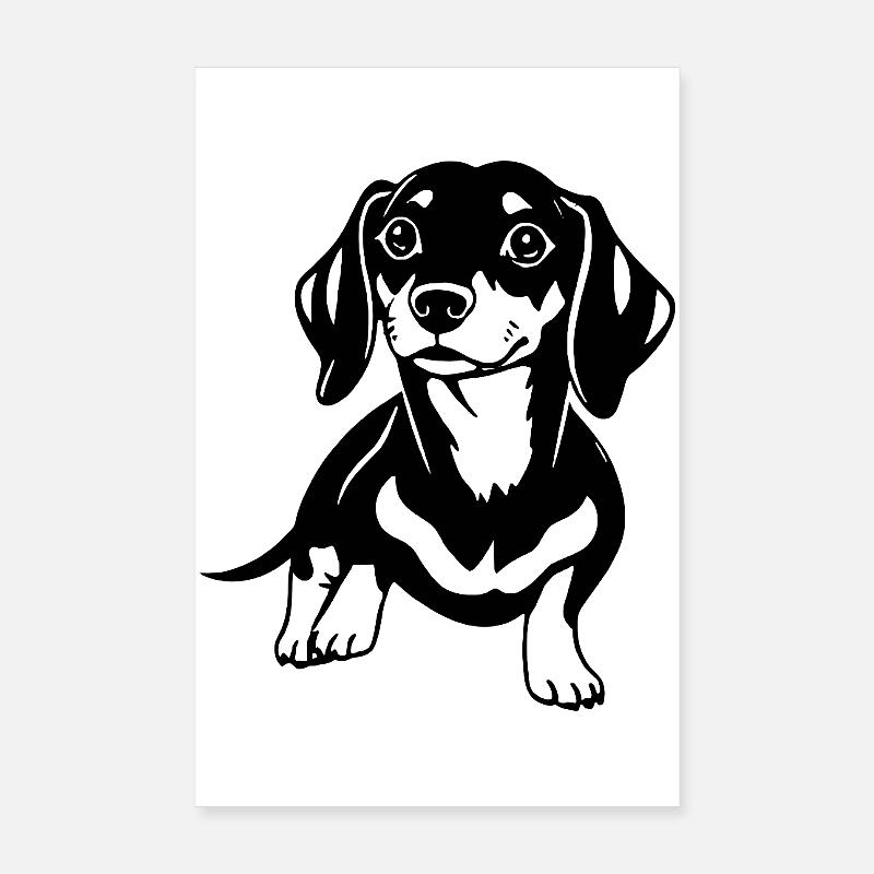 dachshund Poster 8" x 12" (20x30 cm)