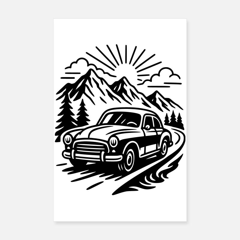 Oldtimer Poster 20x30 cm