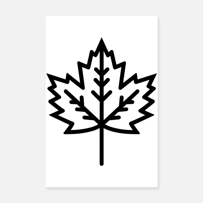 Feuille d’Érable Poster 20 x 30 cm