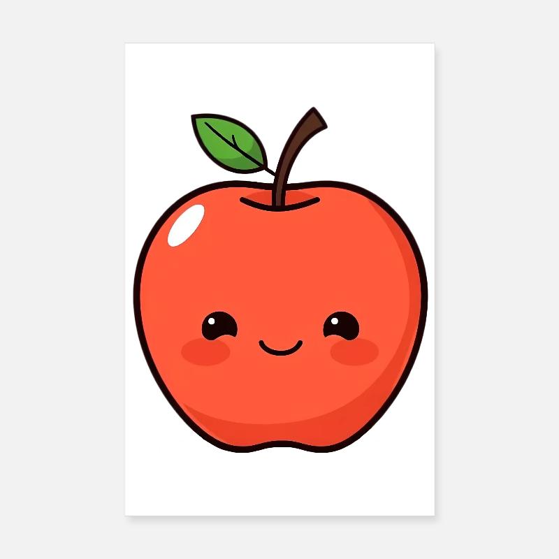 Apfel Poster 20x30 cm