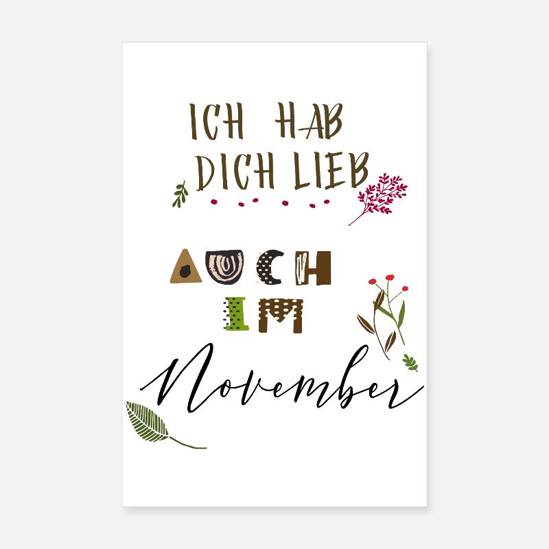 I like you Poster 8" x 12" (20x30 cm)