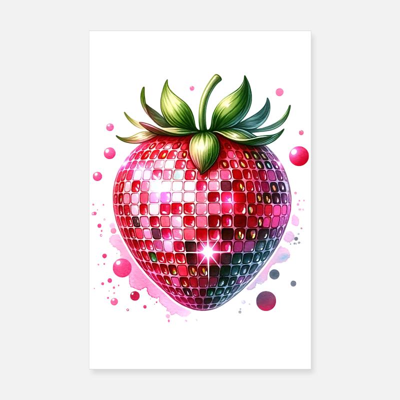 Costume de carnaval Fraise Poster 20 x 30 cm