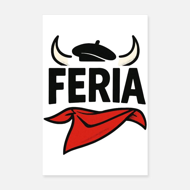Feria - Basque Country Poster 8" x 12" (20x30 cm)