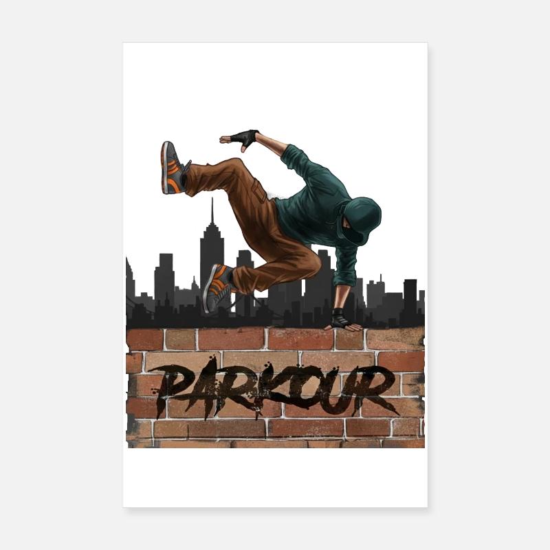 Parkour Poster 20 x 30 cm