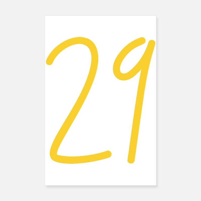 29 Poster 20x30 cm