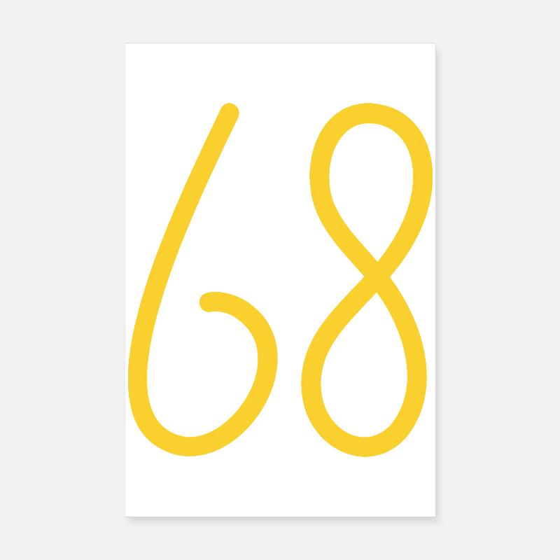 68 Poster 20 x 30 cm