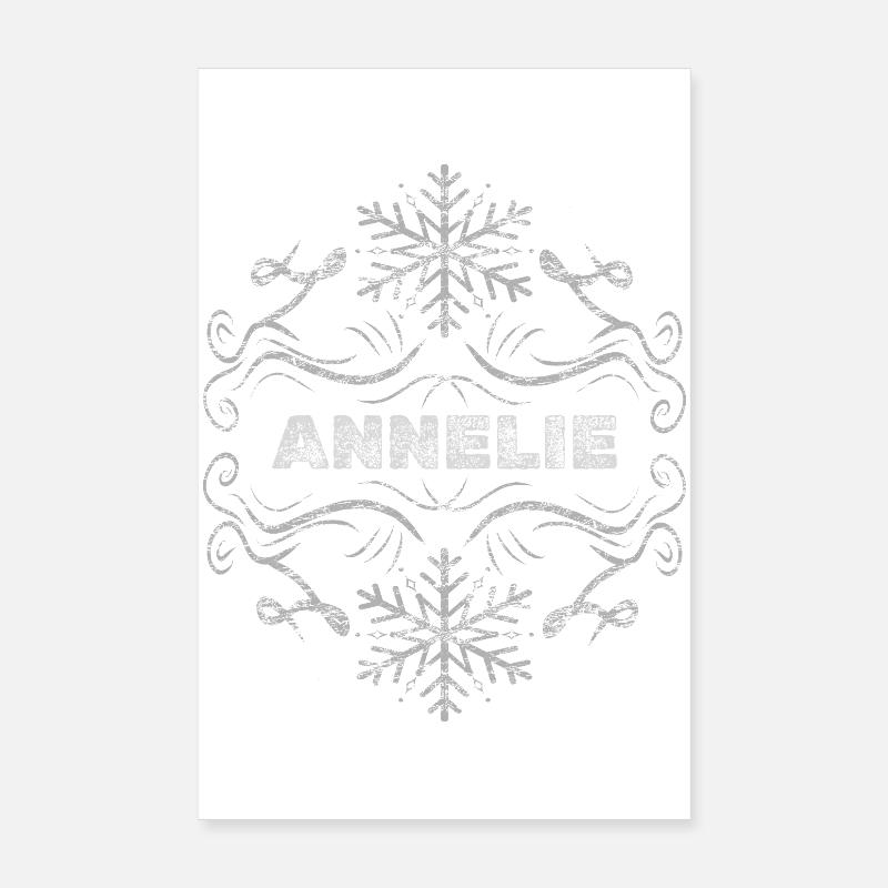 First name Annelie Poster 8" x 12" (20x30 cm)