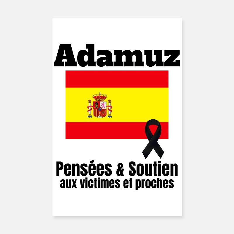 Spain, Spain, Spanish flag Poster 8" x 12" (20x30 cm)