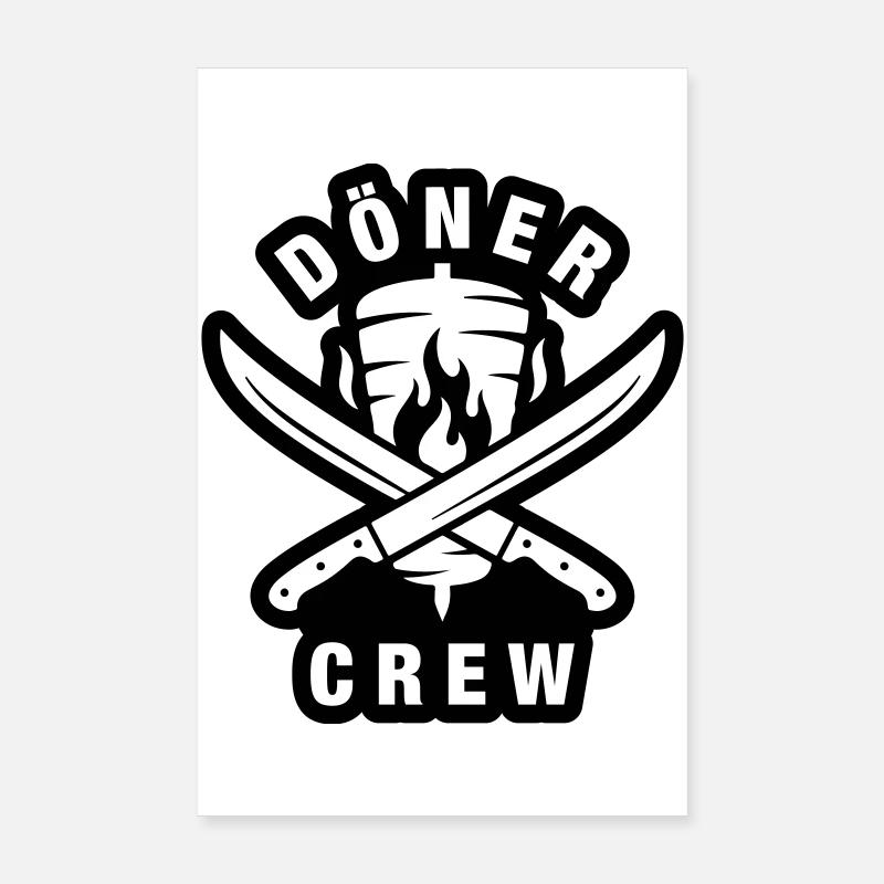 Döner Crew Poster 20x30 cm