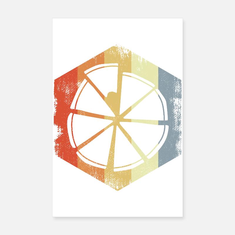 Classic pizza Poster 8" x 12" (20x30 cm)