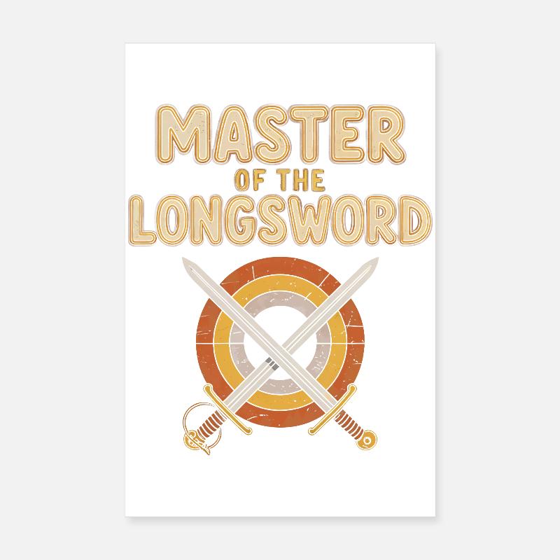 Maître de l’Épée Longue Poster 20 x 30 cm
