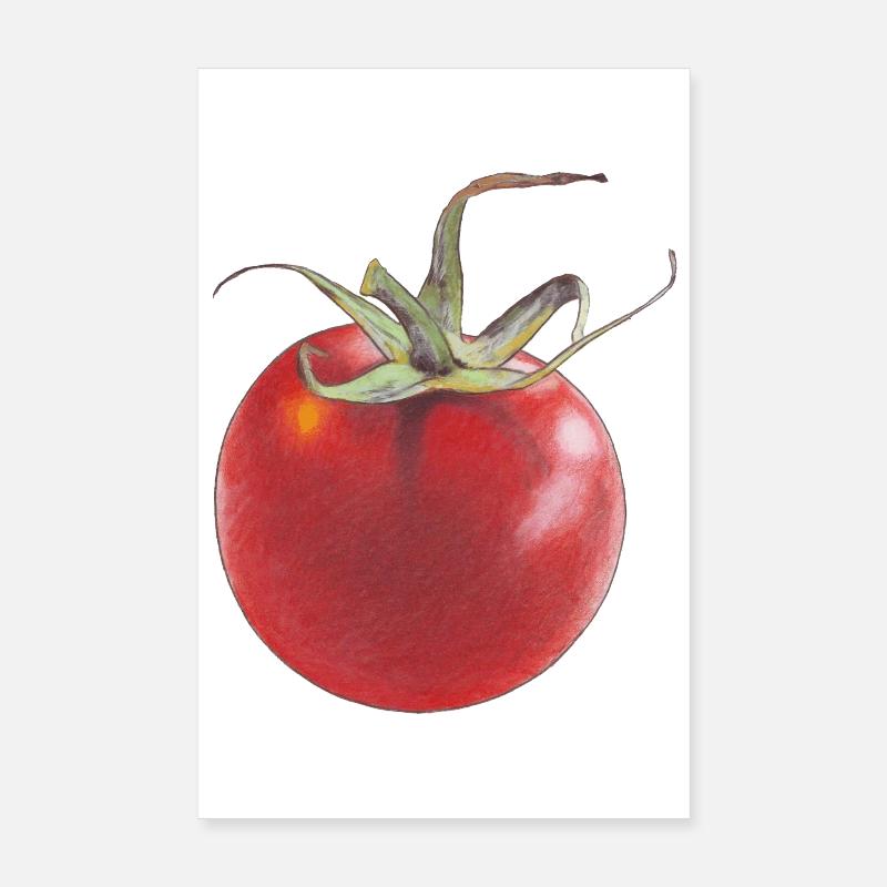 Tomato Poster 8" x 12" (20x30 cm)