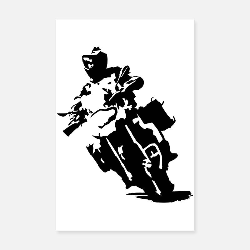 ReiseEnduroGS einfarbig Poster 20x30 cm