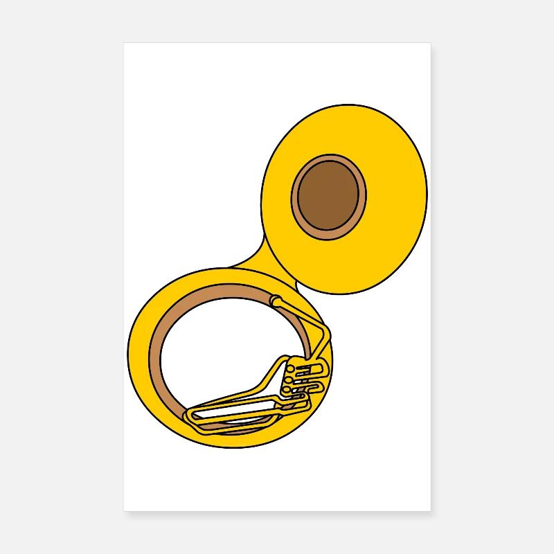Sousaphon Poster 20x30 cm