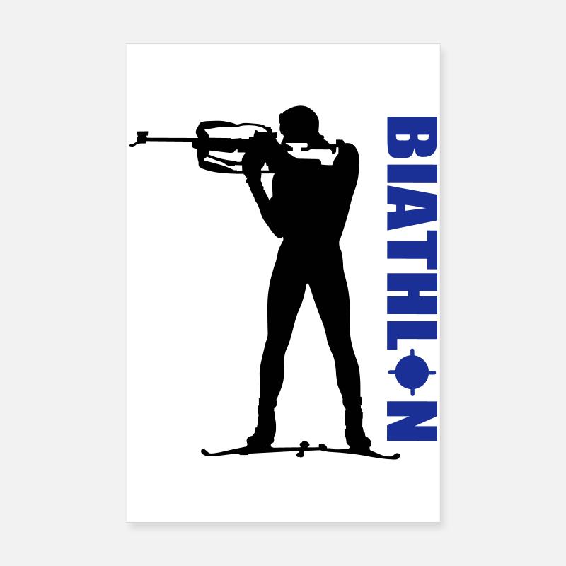 Biathlon Poster 8" x 12" (20x30 cm)