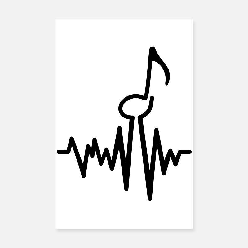 musik Poster 20x30 cm