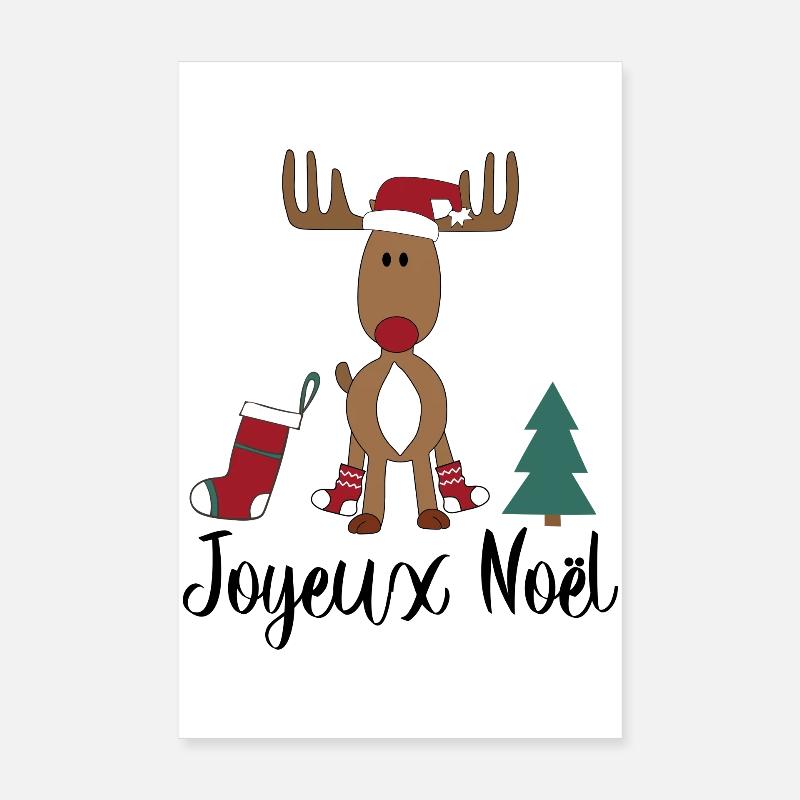 Noël français Poster 20 x 30 cm