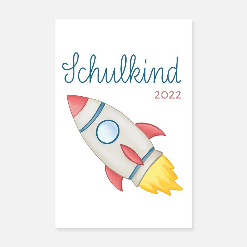 Écolier 2022 Rocket Poster 20 x 30 cm