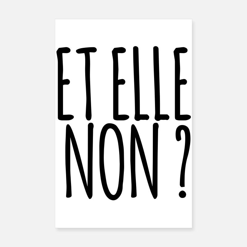 Et elle non ?  Marseille bébé ! Poster 20 x 30 cm