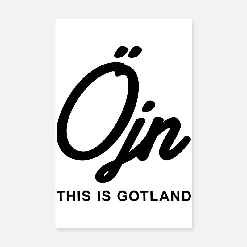 C’est Gotland - Öjn Poster 20 x 30 cm
