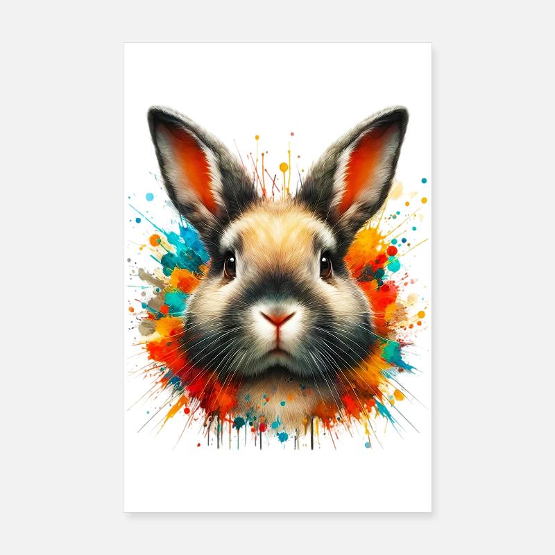 Lapin Poster 20 x 30 cm