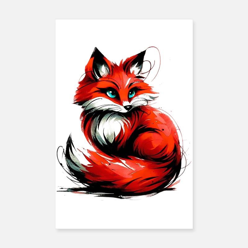 Renard Poster 20 x 30 cm