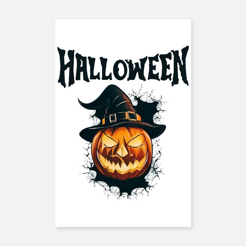 halloween, pumpkin, witchcraft, scare Poster 8" x 12" (20x30 cm)