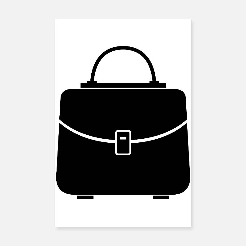 Frauenhandtasche Poster 20x30 cm