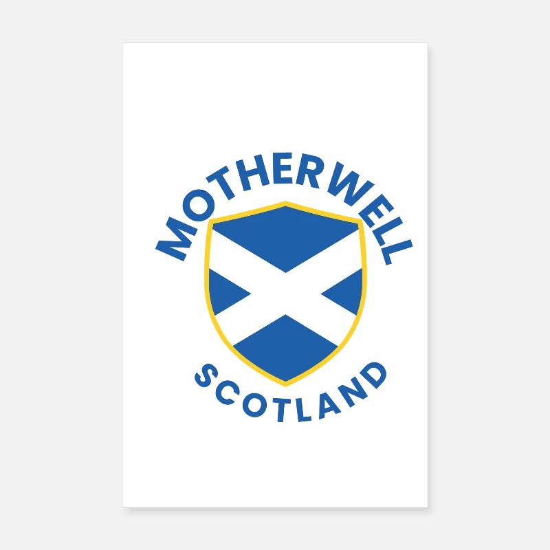 Bouclier d’Écosse de Motherwell Poster 20 x 30 cm