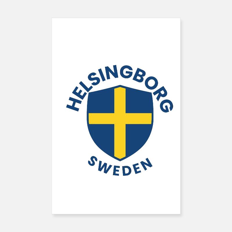 Helsingborgs Schildwappen Poster 20x30 cm