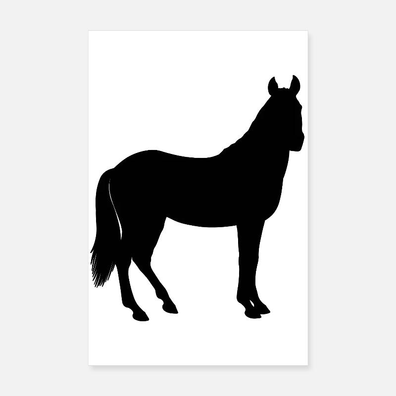 Pferd Poster 20x30 cm