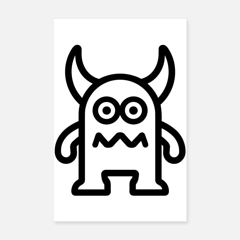 monstre Poster 20 x 30 cm