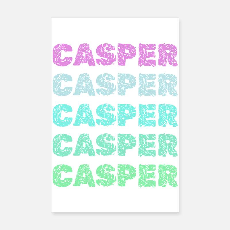 Casper comme nom Poster 20 x 30 cm