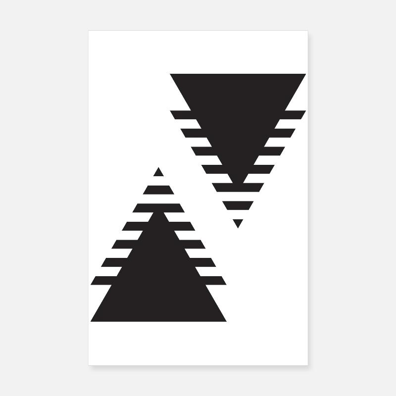 Dual Triangles Echo Poster 8" x 12" (20x30 cm)