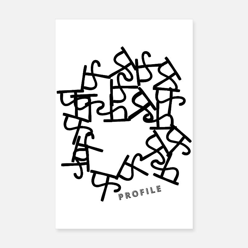 Profiles Poster 8" x 12" (20x30 cm)
