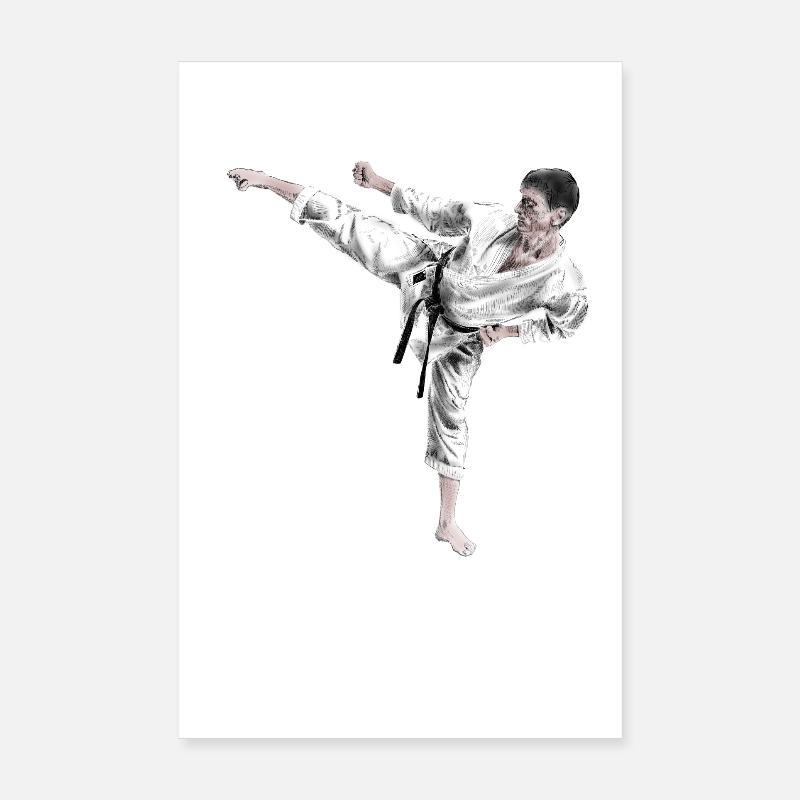 karate Poster 8" x 12" (20x30 cm)