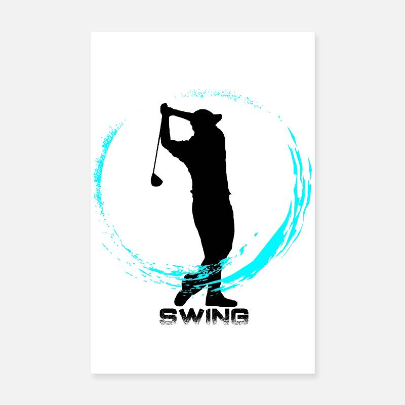 golf Poster 8" x 12" (20x30 cm)