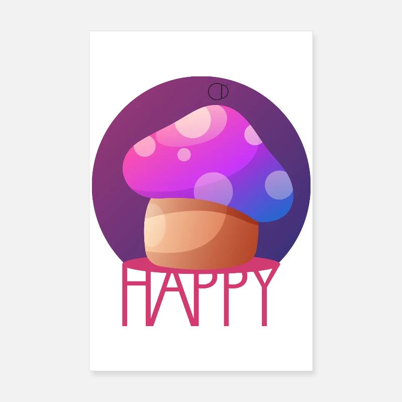MAGIC MUSHROOM by CD Poster 20x30 cm