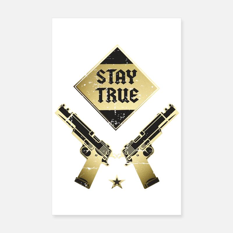 Restez fidèle à vous-même Poster 20 x 30 cm