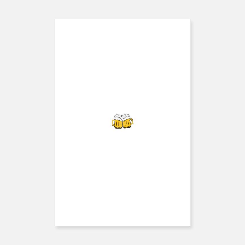Bières Plus que Fonte Logo Poster 8" x 12" (20x30 cm)