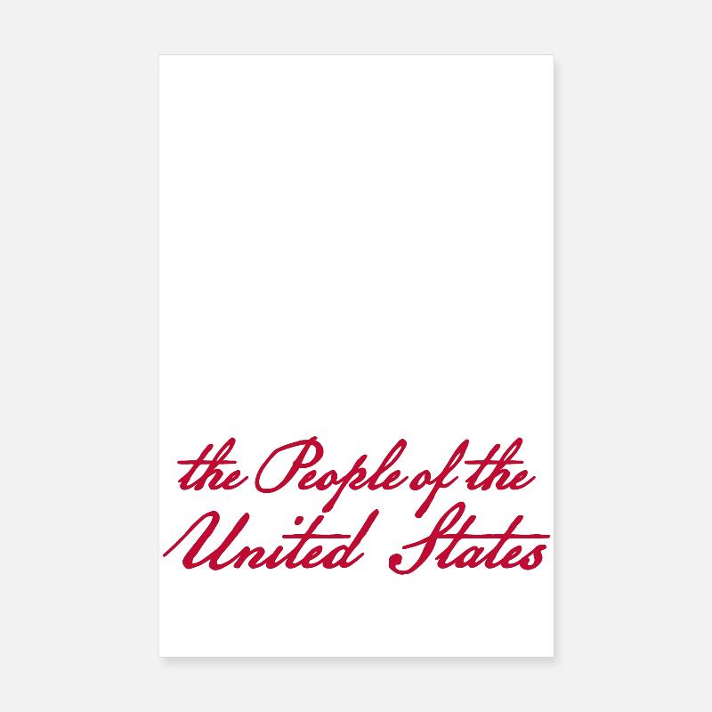 Nous, le Peuple, 2 (sombre) Poster 20 x 30 cm