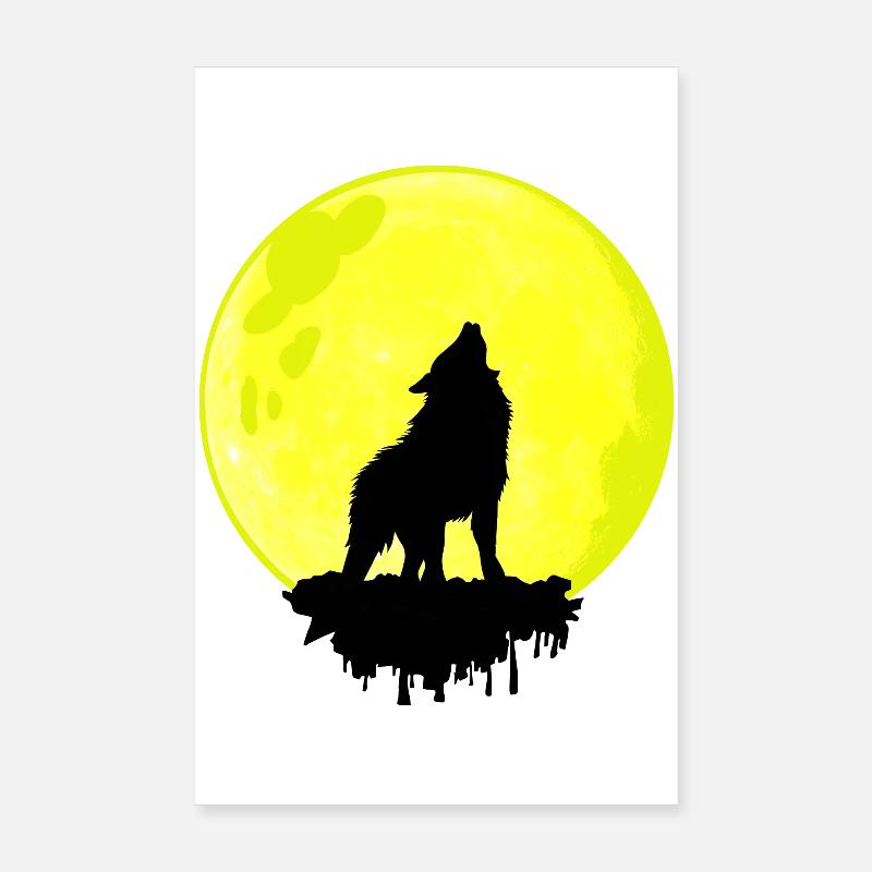 wolfsmond Poster 20x30 cm