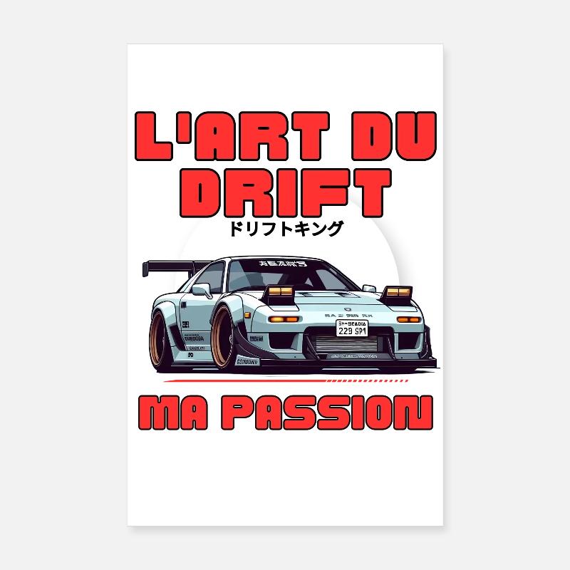 Art du Drift Ma Passion Poster 20 x 30 cm