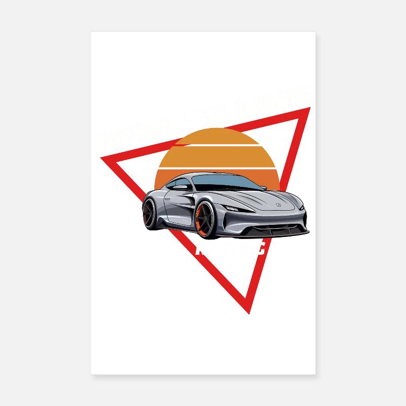 Racing Soleil Triangle Poster 20x30 cm