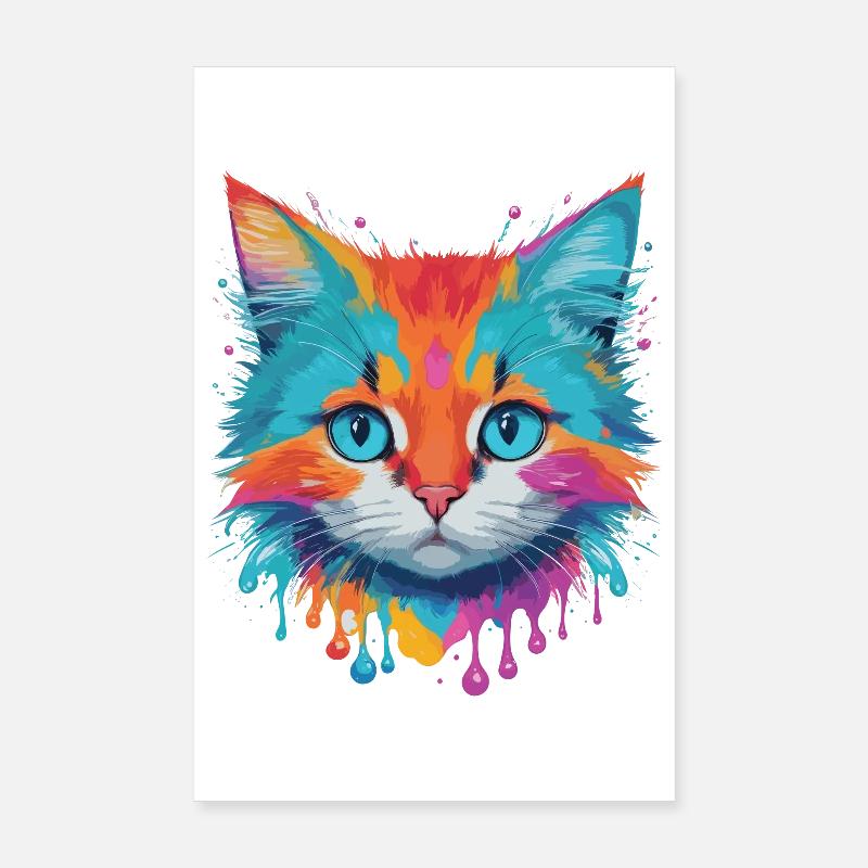Chat mignon Poster 20 x 30 cm