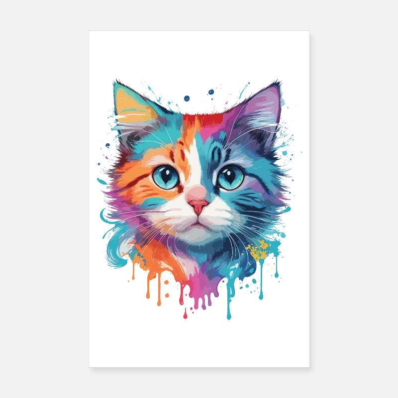 Chat mignon Poster 20 x 30 cm