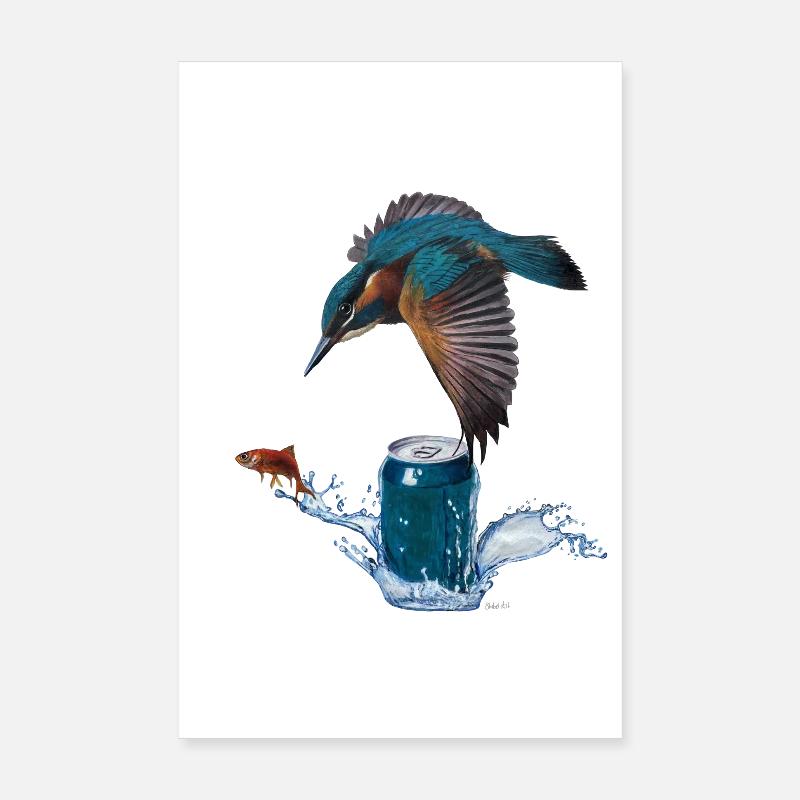 Martin-pêcheur Poster 20 x 30 cm