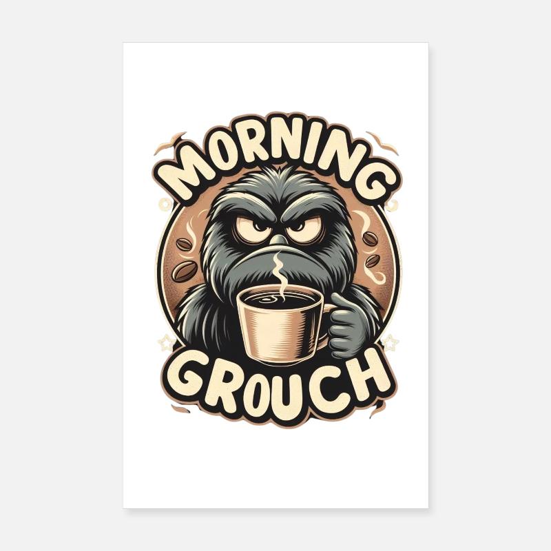 Morgenmuffel Poster 20x30 cm